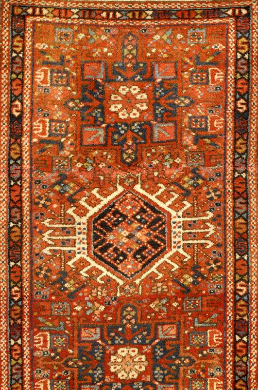 Garadje alt, Persien, ca. 70 Jahre, Wolle auf Baumwolle, ca. 117 x 71 cm, Schätzwert: 950.- EURO, EHZ: 2