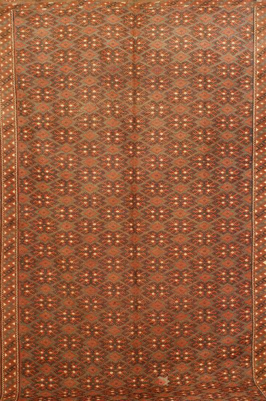 Yomuth-Sumakh, Turkmenistan, um 1900, Wolle auf Wolle, ca. 320 x 188 cm, Schätzwert: 2800.- EURO, EHZ: 2. eine Stelle restauriert, ansonsten guter ...
