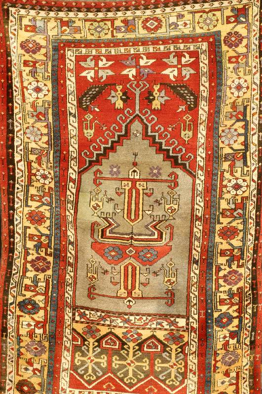 Ladik Alt, Türkei, um 1920, Wolle auf Wolle , ca. 177 x 111 cm, Schätzwert: 3200.- EURO, EHZ: 3, altersbedingt in einen guten Erhaltung szustand, ...