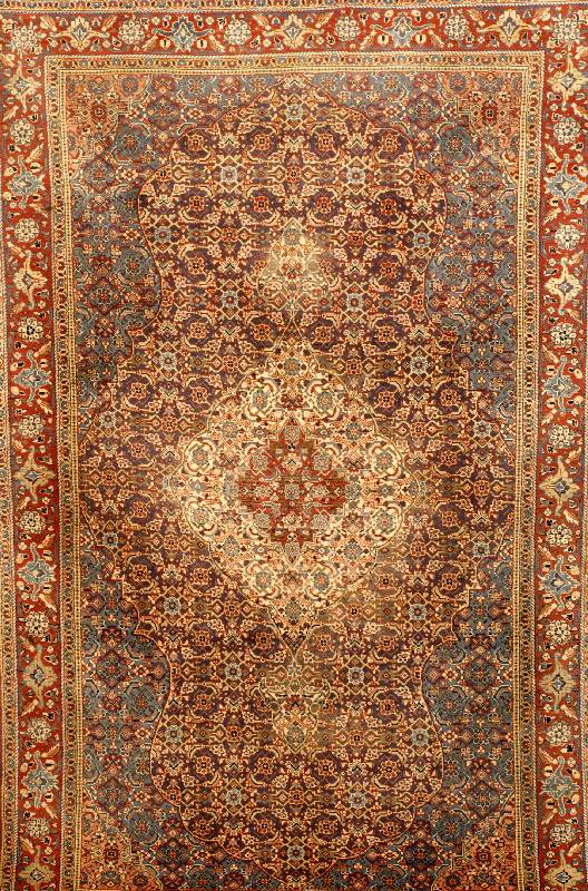 Sarogh, Persien, ca. 30 Jahre, Wolle auf Baumwolle, ca. 215 x 130 cm, Schätzwert: 1300.- EURO, EHZ: 2, altersbedingt in einen gu ten ...
