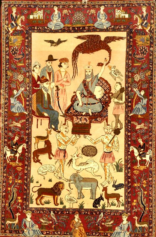 Keschan Alt Kork, Zentralpersien, um 1920, Korkwolle, ca. 215 x 140 cm, Schätzwert: 4900. - EURO, EHZ: 2, (altersbedingt in einen sehr g uten ...