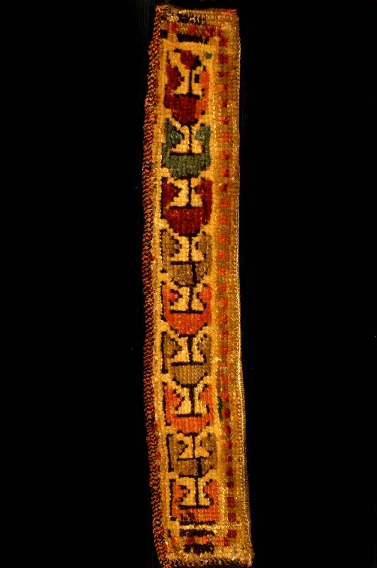 Scherentasche Shasawan, Persien, um 1910, Wolle auf Wolle, ca. 55 x 10 cm, SchÄtzwert: 650.- EURO, geknÜpft (selten), EHZ: 2