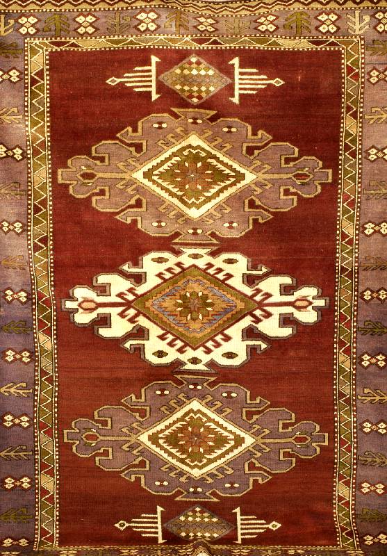 Anatol alt, TÜrkei, um 1930, Wolle auf Wolle, ca. 173 x 261 cm, SchÄtzwert: 1900.- EURO, EHZ: 3, altersbedingt in einen sehr gute n ...