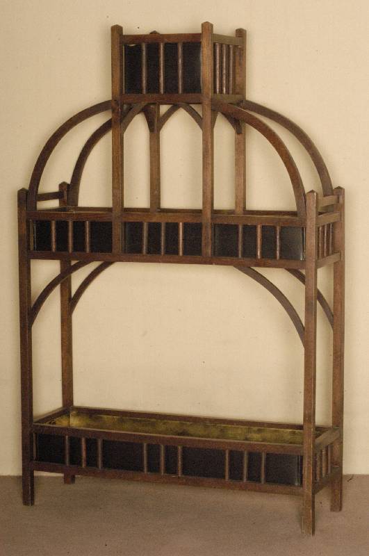 Jugendstil-Etagere, Östereich, um 1905, dreistufig ausgefÜhrt, außergewÖhnlich groß, feingliedrige Arbeit, reprÄsentativ, ca. 123x 81x27 cm