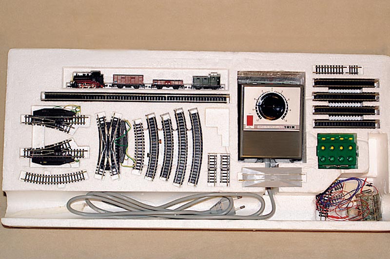 Startapckung, Minitrix, wohl 70er/80er Jahre , alles komplett im orig. Karton, lt. Einl. intakt, min. bespielt