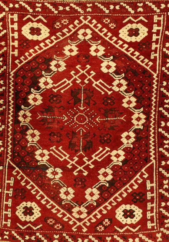 Bergama, TÜrkei, um 1890, Wolle auf Wolle, ca. 113 x 88 cm, SchÄtzwert: 2200.- EURO, EHZ: 3, Braun korediert