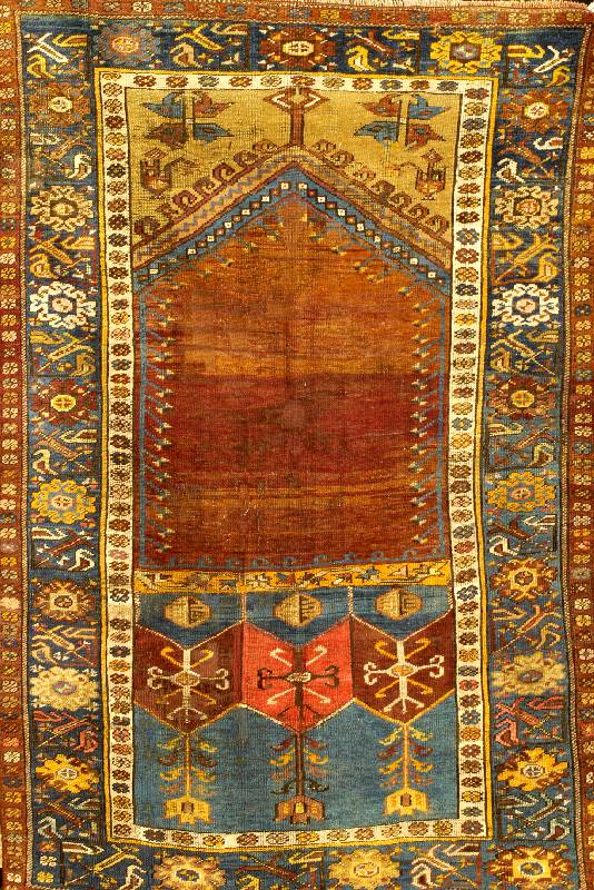 Koya Ladik, TÜrkei, um 1890, Wolle auf Wolle, ca. 180 x 119 cm, SchÄtzwert: 3500.- EURO, EHZ: 4-5, selten und SammelwÜrdig, schÖn e seltene ...