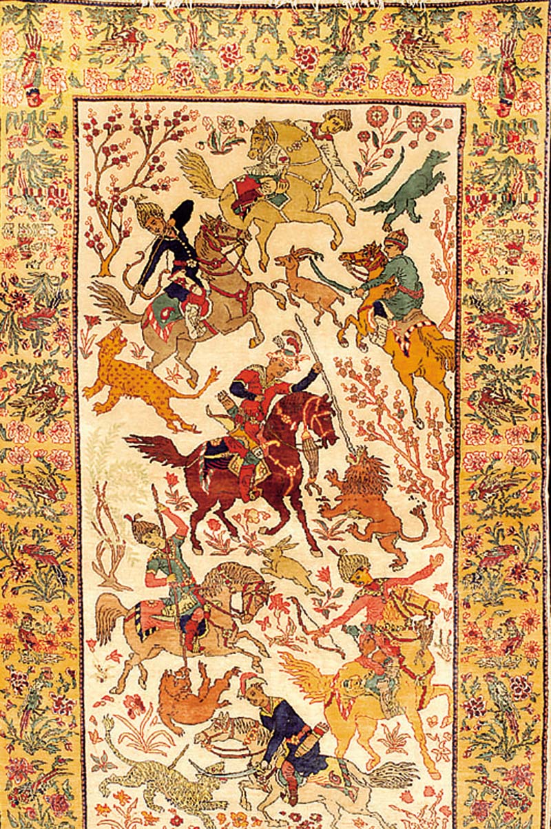 Amritzar Alt, Indien, um 1930, Korkwolle, ca. 240 x 140 cm, SchÄtzwert: 2100.- EURO, EHZ: 2, altersbedingt in einen perfekten Erhal tungszustand, ...