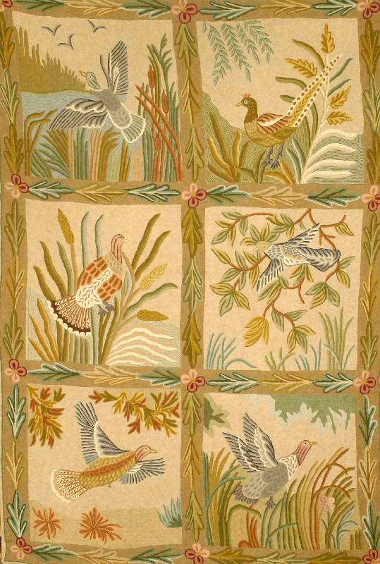 Wandteppich gestickt Alt, Europa, ca. 50 Jahre, Wolle auf Wolle, ca. 178 x 118 cm, Schätzwert: 1000.- EURO, EHZ: 2