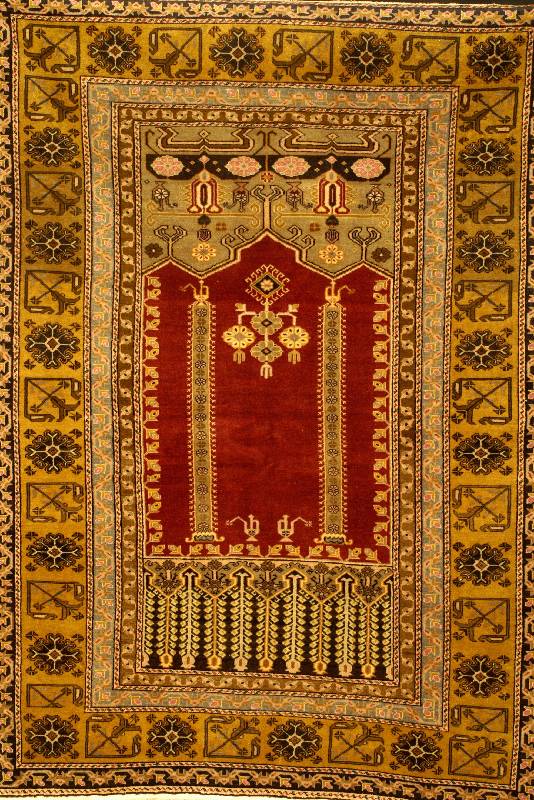 Giordes Alt, Türkei, um 1920, Wolle auf Wolle, ca. 171 x 122 cm, Schätzwert: 3500.- EURO, EHZ: 2, altersbedingt in einen sehr gute n ...