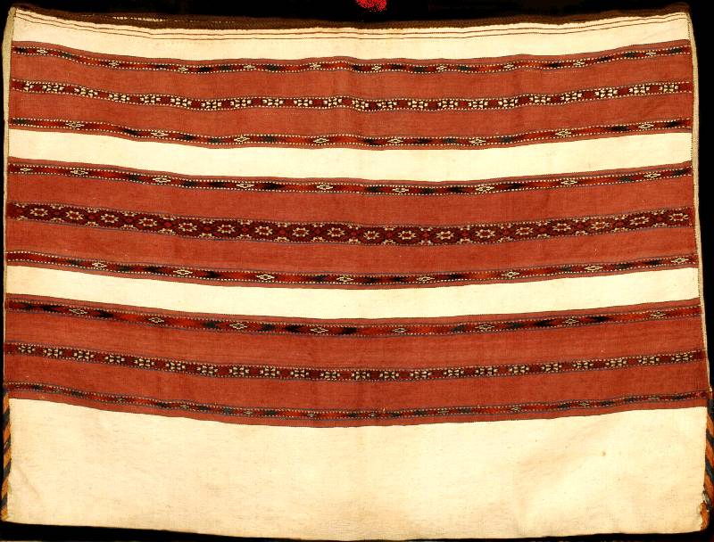 Jurtentasche der Turkmenen Antik, Turkmenis tan, Naturfarben, um 1900/1910, feine Wolle ge knÜpft auf Baumwolle, ca. 110 x 84 cm, sehr fe ine ...