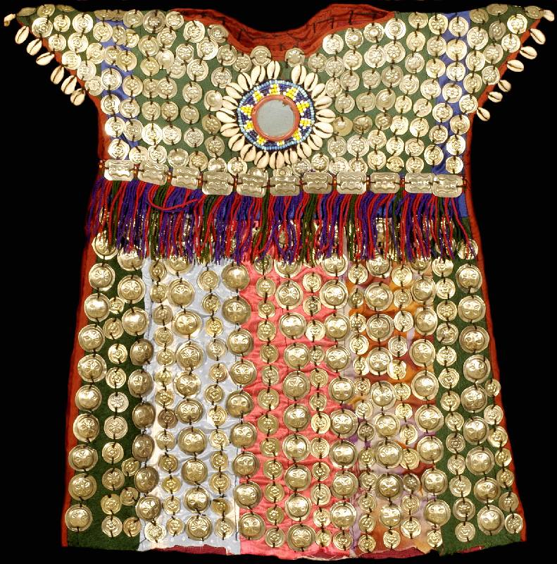 Kinder Festtagskleid Antik, Usbekistan, auf wendige gute handarbeit, um 1900 antik, Patchw ork aus Baumwoll Stoff besatz mit Metallknöpfe n und das ...