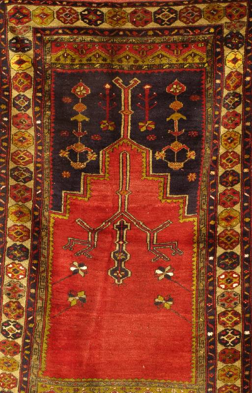 Anatol, Türkei, um 1940, Wolle auf Wolle, ca. 200 x 118 cm, Schätzwert: 1300.- EURO, EHZ: 3, gesamt in einen guten Erhaltungszustan d, seltenes ...