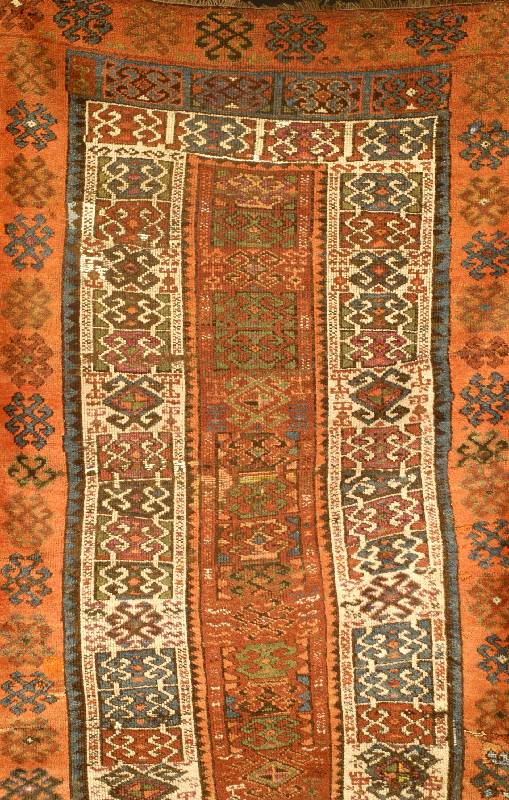 Bergama, Türkei, um 1900, Wolle auf Wolle, ca. 295 x 110 cm, Schätzwert: 2700.- EURO, EHZ: 4, reine Pflanzenfarben, sehr selten und Sammelwürdig, ...