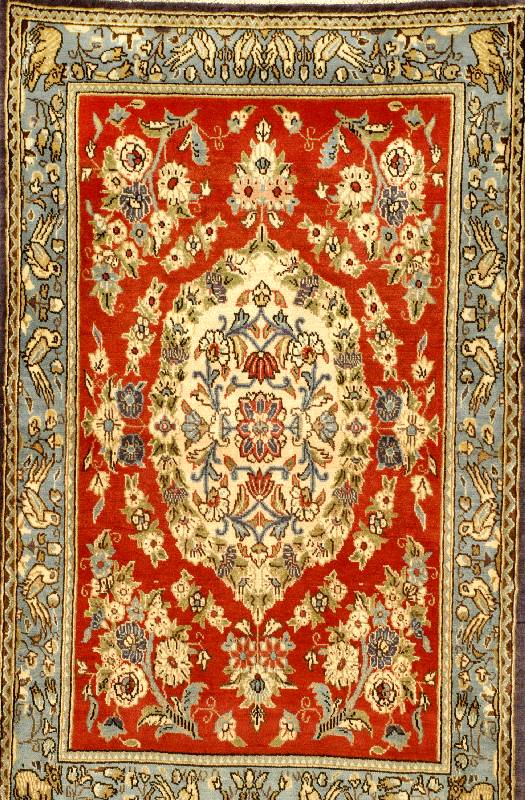 Ghom, Persien, ca. 30 Jahre, Wolle auf Baumwolle, ca. 130 x 83 cm, SchÄtzwert: 1200.- EURO, EHZ: 2