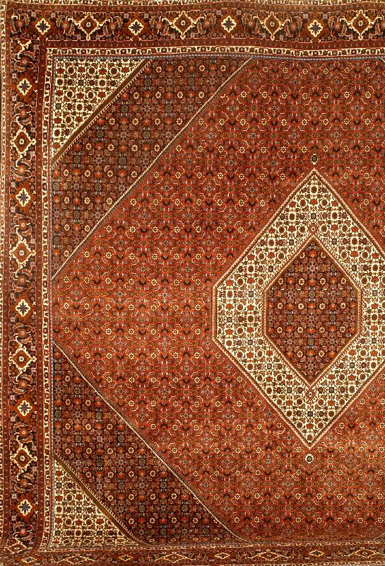 Bidjar fein, Persien, ca. 20 Jahre, Wolle auf Baumwolle, ca. 308 x 305 cm, SchÄtzwert: 5800.- EURO, ca. 420.000 Kn/qm, EHZ: 2 (perfek ter ...