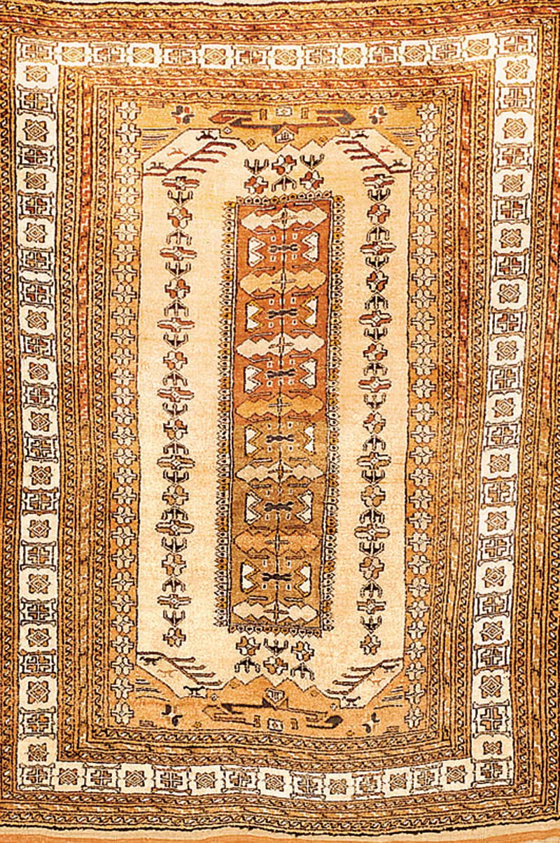 Mauri, Afghanistan, ca. 20 Jahre, Wolle mit ca60%Seidenanteil, ca. 113 x 83 cm, SchÄtzwert: 850.- EURO, EHZ: 2