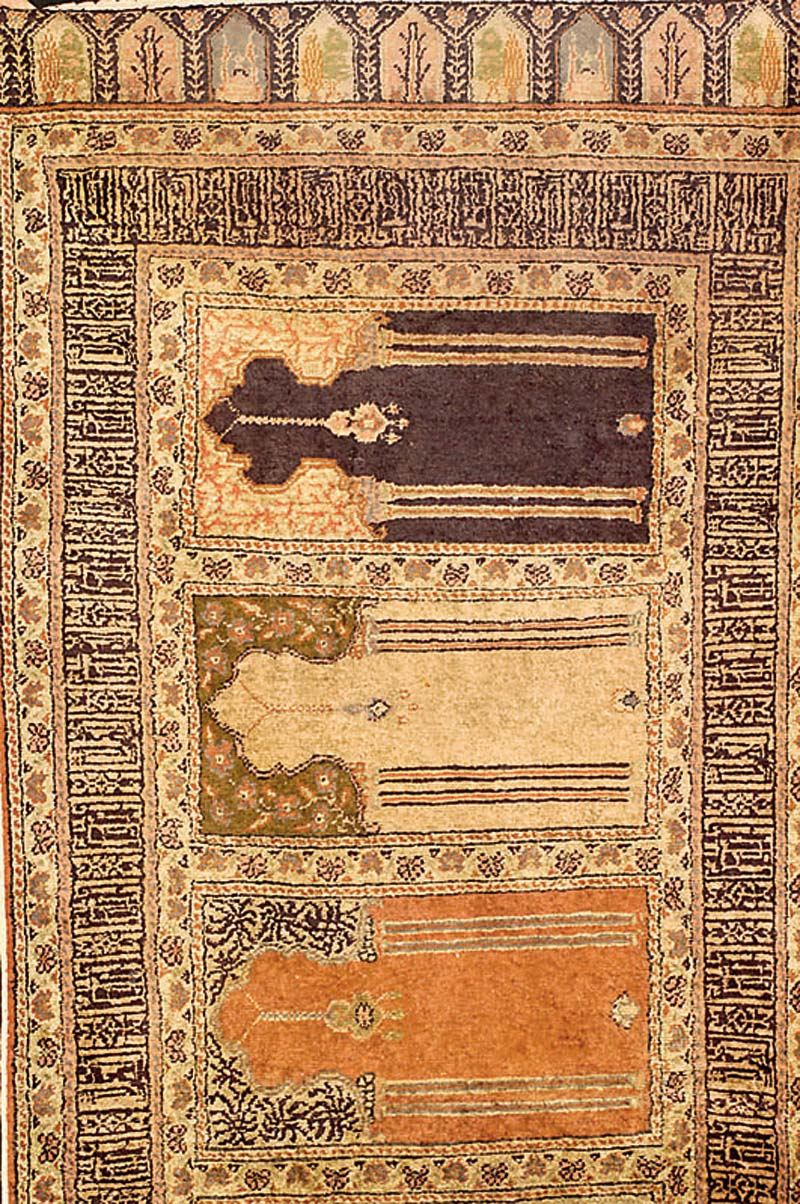 Saf, TÜrkei, ca. 60 Jahre, Flor seidig, ca. 231 x 83 cm, SchÄtzwert:1150.- EURO, EHZ: 3