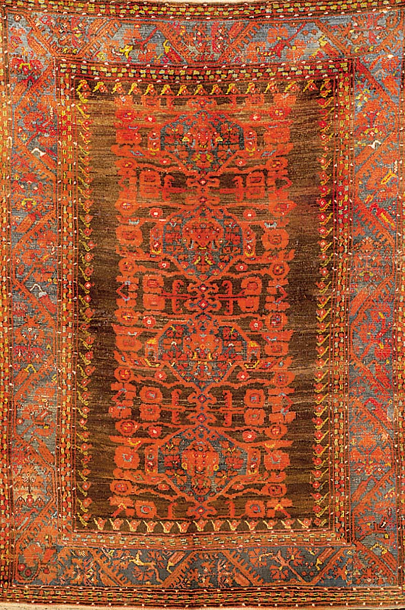 Kula Antik, TÜrkei, ca. 1850 Jahre, Wolle auf Wolle, ca. 195 x 141 cm, SchÄtzwert: 4000.- EURO, EHZ: 3-4, sehr selten und Sammelw Ürdig, ...