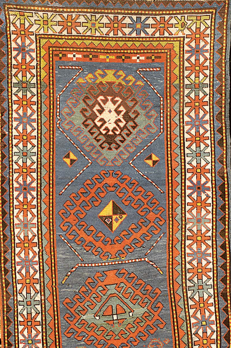 Kazak Antik, Kaukasus, um 1900, Wolle auf Wolle, ca. 191 x 111 cm, Schätzwert: 3500.- EURO, EHZ: 4, selten und Sammelwürdig. Schöner ...