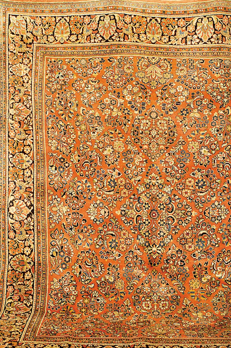 Sarogh Alt (Us Re-Import), Westpersien, um 1930, feine Wolle auf Baumwolle, ca. 360 x 283 cm (seltenes Format), SchÄtzwert: 16000.- EURO , Ehz: 3 ...