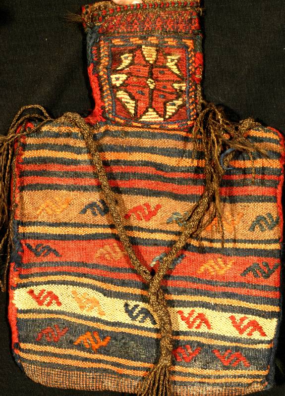 Salztasche, Persien, um 1900, Wolle auf Wolle, SchÄtzwert: 950.- EURO, EHZ: 3, ca. 50 x 37 cm.
