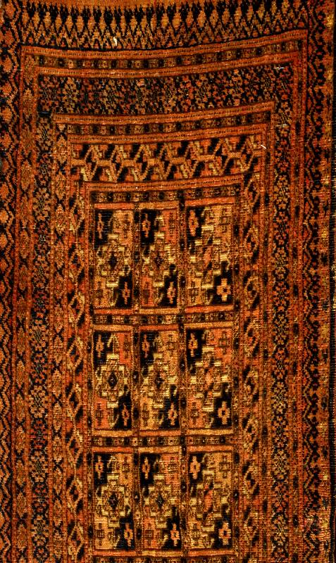 Saryk Antik, Turkmenistan, um 1900, Wolle auf Wolle, SchÄtzwert: 1100.- EURO, EHZ: 3 ca. 114 x 35 cm.