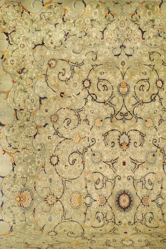 Keschan alt, Persien, ca. 50 Jahre, Wolle auf Baumwolle, ca. 474 x 292 cm, Schätzwert: 3500.- EURO, EHZ: 3, guter Erhaltungszustand, seltenes ...
