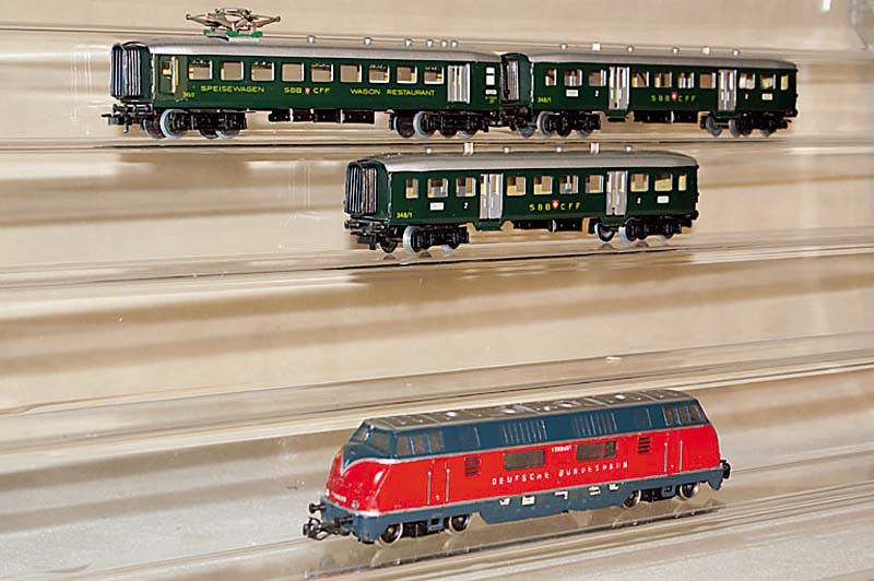 Diesellok, MÄrklin, 1957, Spur HO, Nr. 3021, 1. Version, im orig. Karton, orig. Beschreibung von 1958, Fkt. geprÜft, intakt, l . bespielt