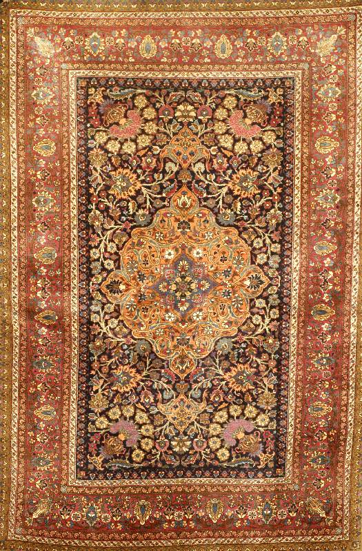 TÄbriz, Persien, um 1945, Wolle auf Baumwolle, ca. 200 x 130 cm, SchÄtzwert: 2800.- EURO, EHZ: 2