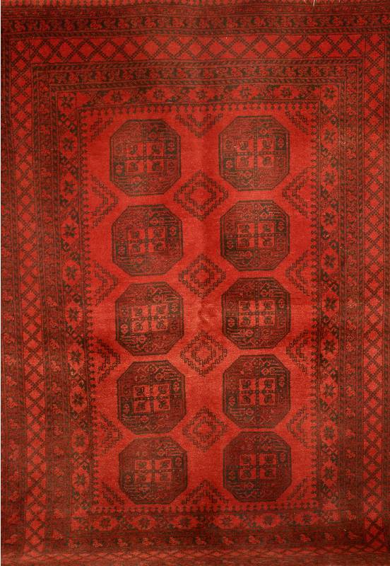 Dolatabad, Afghanistan, ca. 30 Jahre, Wolle auf Wolle, ca. 235 x 175 cm, SchÄtzwert: 900.- EURO, EHZ: 2 (altersbedingt in einen hervorrag end guten ...