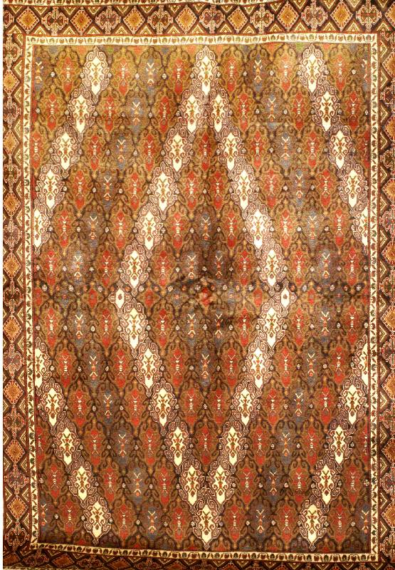 Afschar fein, Persien, ca. 50 Jahre, Wolle auf Baumwolle, ca. 233 x 166 cm, SchÄtzwert: 1500.- EURO, EHZ: 2, altersbedingt in einen se hr guten ...