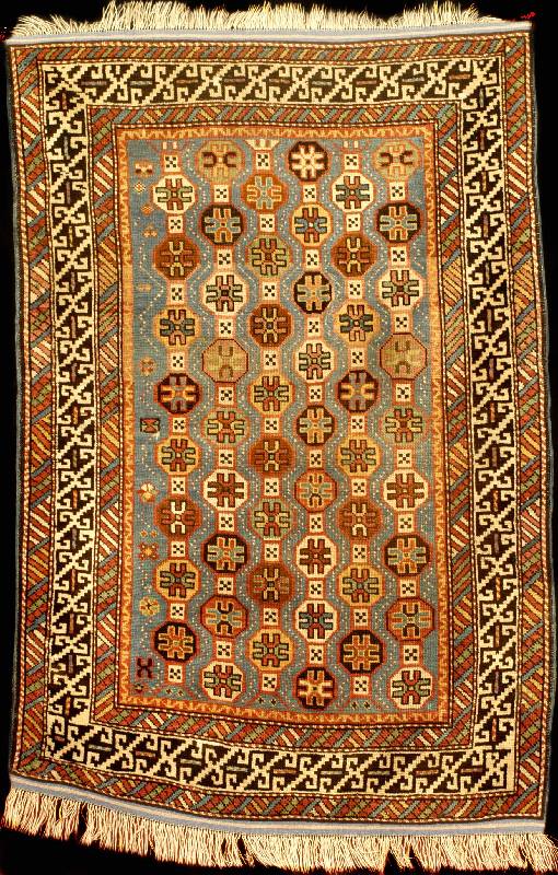 Tschitschi Antik, Südrussland Ostkaukasus Sc hirwangebiet, reine Pflanzenfarben, 19.Jahrhun dert (um 1890/1900), Wolle auf Wolle, ca. 140 x 96 cm ...