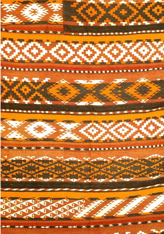 EingangstÜr Kelim, Persien, um 1930, Wolle auf Wolle, ca. 187 x 175 cm, SchÄtzwert: 1800.- EURO, EHZ: 2