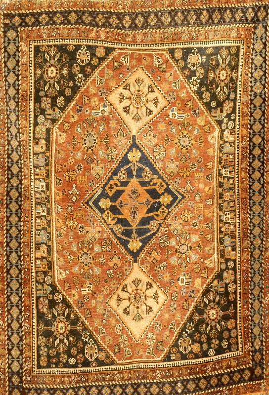Shiraz fein Antik, Persien, um 1900, Wolle auf Wolle, ca. 138 x 95 cm, SchÄtzwert: 1500.- EURO, EHZ: 4
