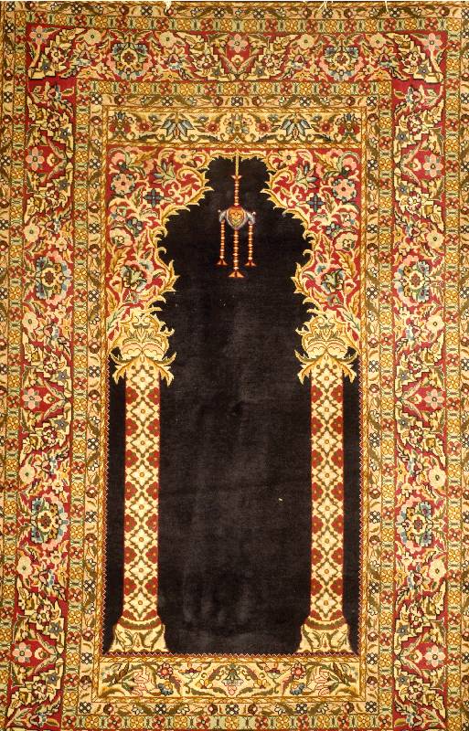 Kerman gebetsteppich, Persien, ca. 30 Jahre, Wolle auf Baumwolle, ca. 203 x 122 cm, SchÄtzwert: 950.- EURO, EHZ: 3