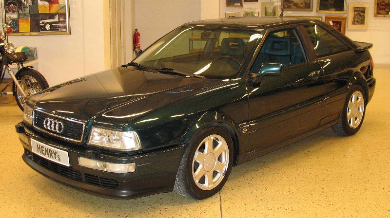 AUDI Coupe S2 5-Zylinder turbo quattro, Bj. 1994, ca. 185 tkm, 169 kW/230 PS,, 6 Gang-ZF-Getriebe, Servolenkung, ZV m. Alarm, Airbag, Tempomat, ...