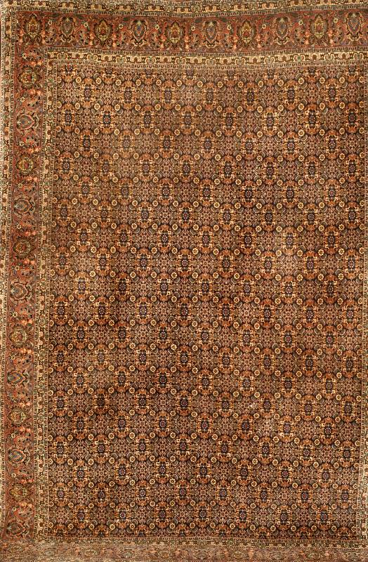 Bidjar fein, Persien, ca. 15 Jahre, Korkwolle, ca. 300 x 207 cm, Schätzwert: 5900.- EURO, EHZ: 2, altersbedingt in einen se hr guten ...