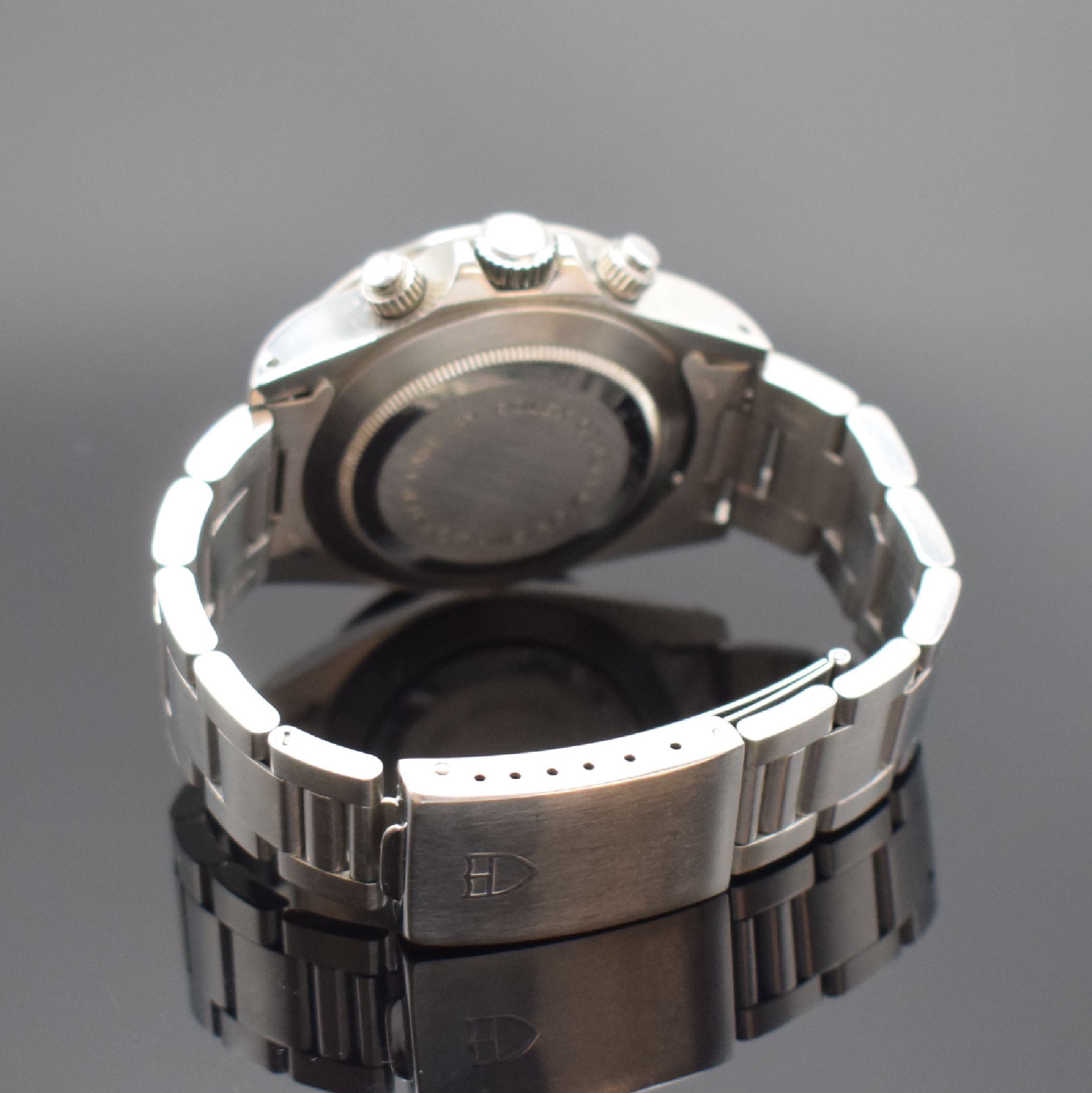Detail b: TUDOR Armbandchronograph Oysterdate "Big Block" Referenz 79180, Automatik, LC 100, original Rolex Edelstahlgeh. inkl. Gliederband m. ...