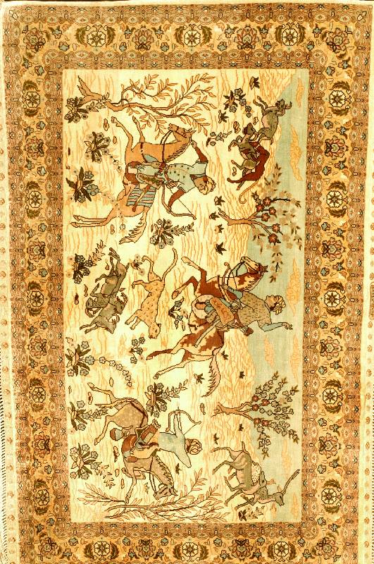 Borsa, TÜrkei, ca. 20 Jahre, reine Naturseide, ca. 91 x 60 cm, SchÄtzwert: 1700.- EURO, ca. 1,0 Mio. Kn/qm, EHZ: 2