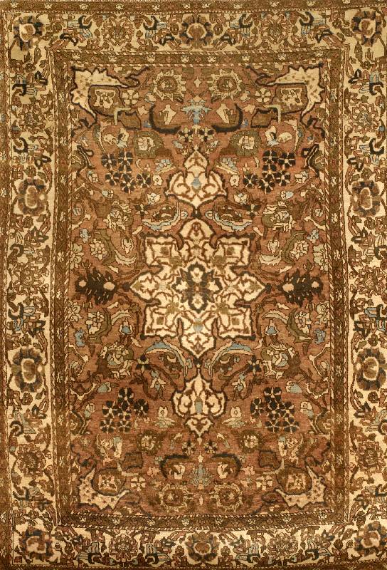 Esfahan Mobareke, Persien, um 1910, Wolle auf Baumwolle, ca. 194 x 141 cm, Schätzwert: 1700.- EURO, EHZ: 2 altersbedingt in einen seh r guten ...