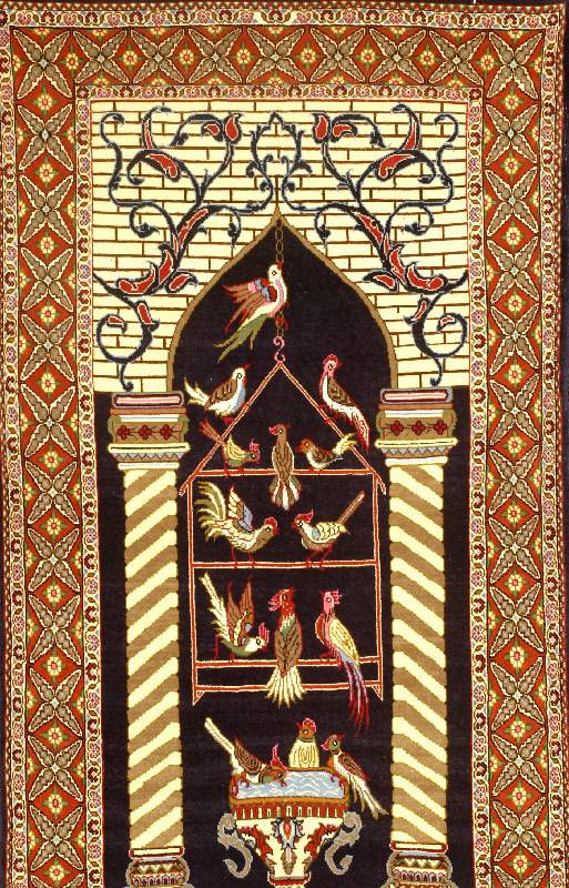 Ghom Kork, Persien, ca. 10 Jahre, Korkwolle, ca. 141 x 81 cm, Schätzwert: 1100.- EURO, EHZ: 2