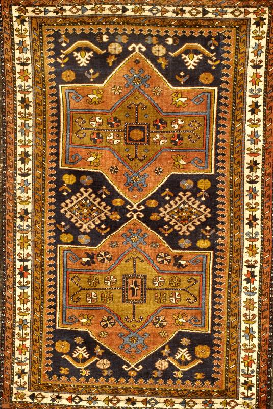 Kazak, Russland, um 1930, Wolle auf Wolle, ca. 170 x 112 cm, Schätzwert: 4200.- EURO, EHZ: 3, altersbedingt in einen guten Erhaltung szustand, ...