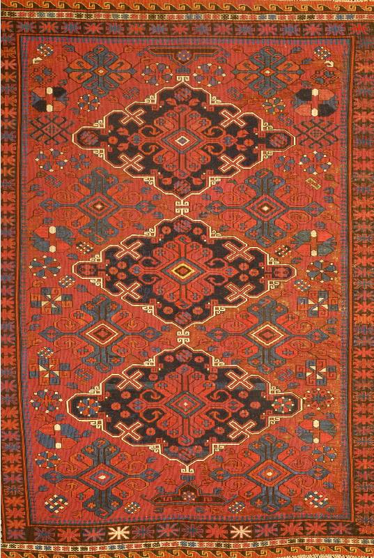 Sumagh Kelim, Uzbekestan, um 1900, Wolle auf Wolle, ca. 182 x 142 cm, Schätzwert: 2200.- EURO, EHZ: 3, insgesamt in einen guten Erhaltungszustand, ...