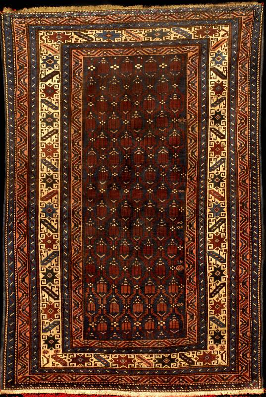 Daghestan Antik, SÜdrußland Ostkaukasus Shi rwan-Gebiet, reine Pflanzenfarben, 19.Jahrhund ert (um 1880/1890), sehr gute feine alte Wolle ...