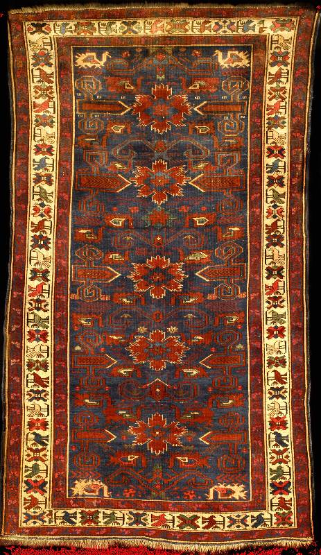 Perepedil Antik, Südrussland Ostkaukasus Kub a-Shirwan Gebiet, reine Pflanzenfarben, 19.Jah rhundert (um 1870/1880), Wolle auf Wolle, ca. 205 x 120 ...