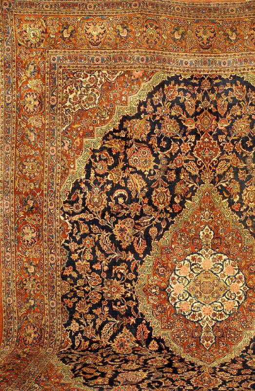 Keschan Alt, Zentralpersien, um 1910/1920, Wolle auf Baumwolle, ca. 432 x 312 cm, Schätzwert: 6000.- EURO, EHZ: 3-4, feine bis m ittelfeine ...