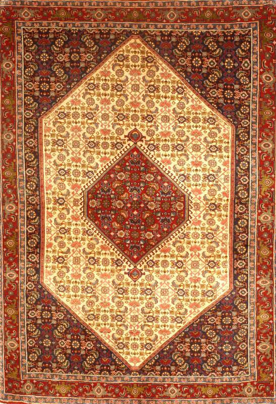 Bidjar fein, Persien, ca. 40 Jahre, Korkwolle, ca. 158 x 115 cm, Schätzwert: 4900.- EURO, EHZ: 2, altersbedingt in einen se hr guten ...