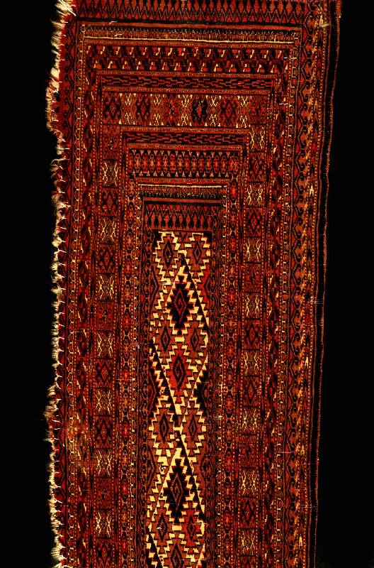 Saryk Antik, Turkmenistan, um 1900, Wolle auf Wolle, ca. 107 x 31 cm, Schätzwert: 1100.- EURO, EHZ: 4
