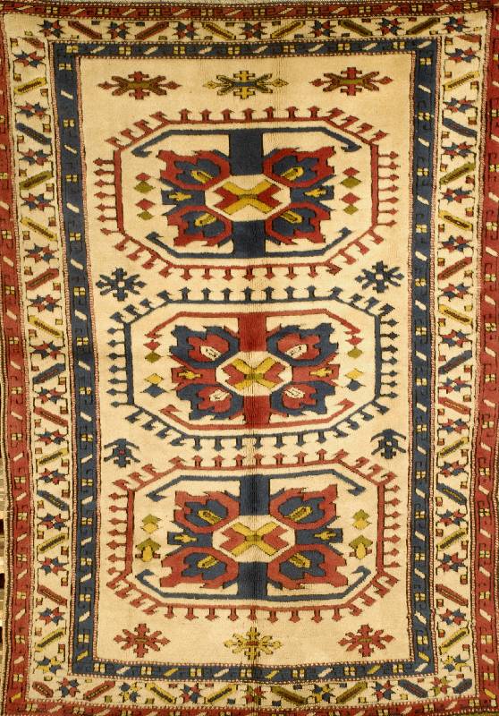 Kars Kazak, TÜrkei, ca. 50 Jahre, Wolle auf Wolle, SchÄtzwert: 1500.- EURO, EHZ: 2, ca. 19 5 x 135 cm